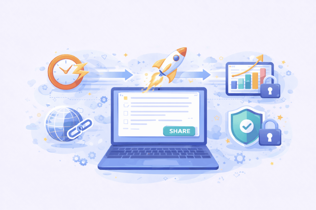 fast text sharing platform